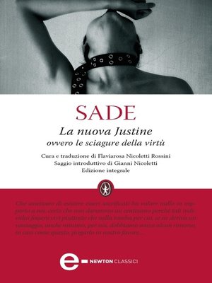 cover image of La nuova Justine ovvero le sciagure della virtù